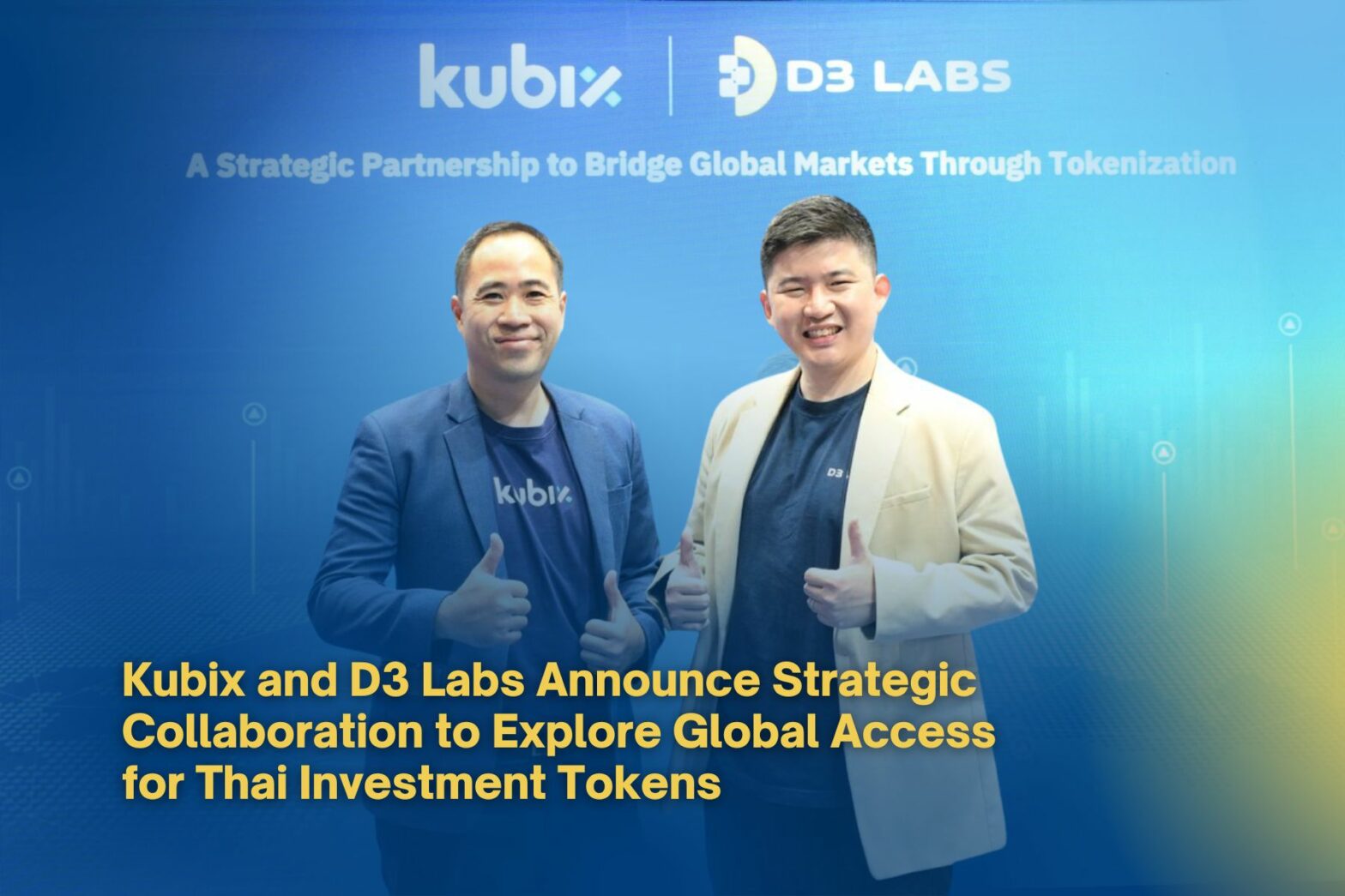 Kubix and D3 Labs Announce Strategic Collaboration to Explore Global Access for Thai Investment Tokens